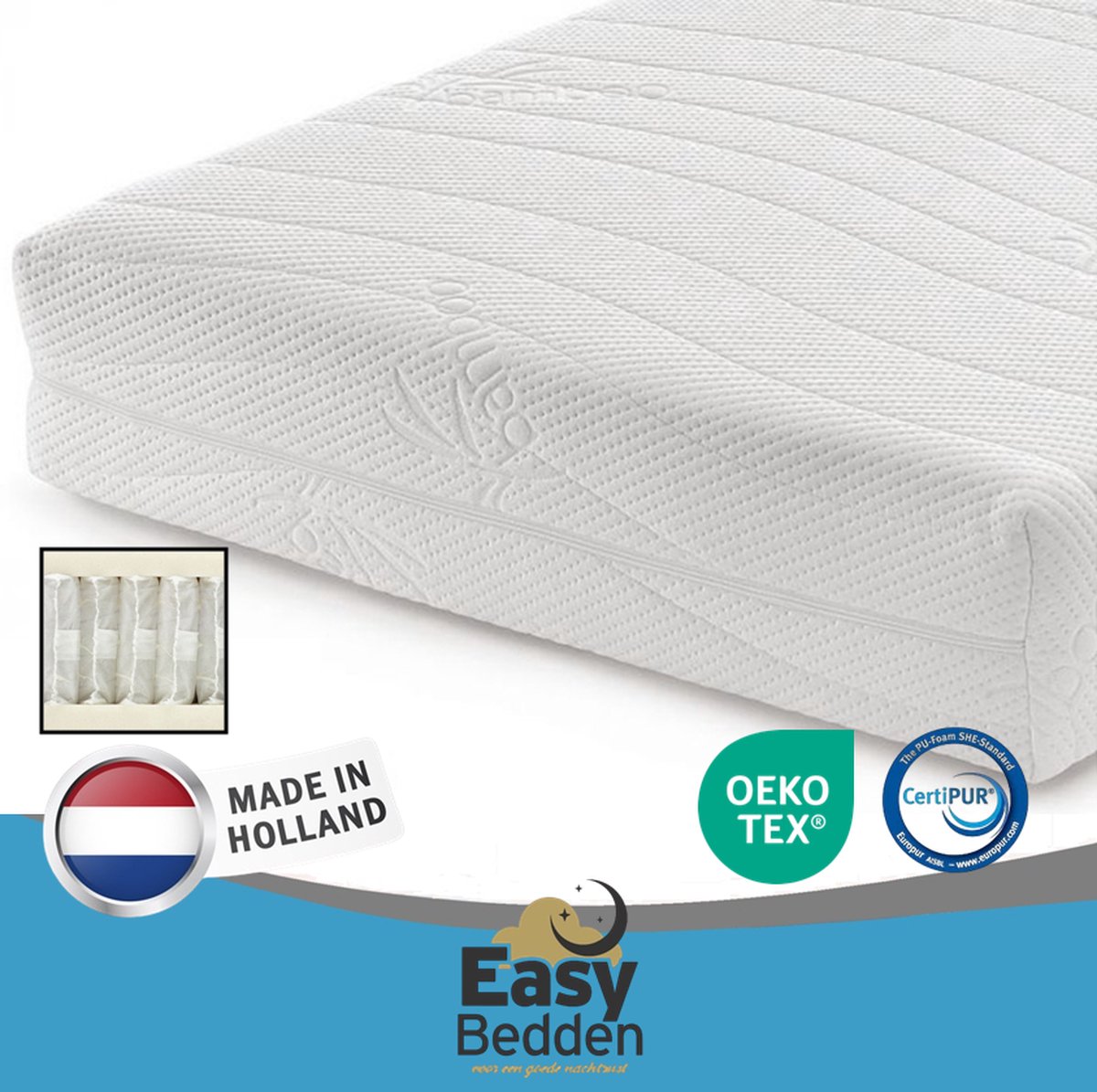 EasyBedden Pocketvering Matras thumbnail 2