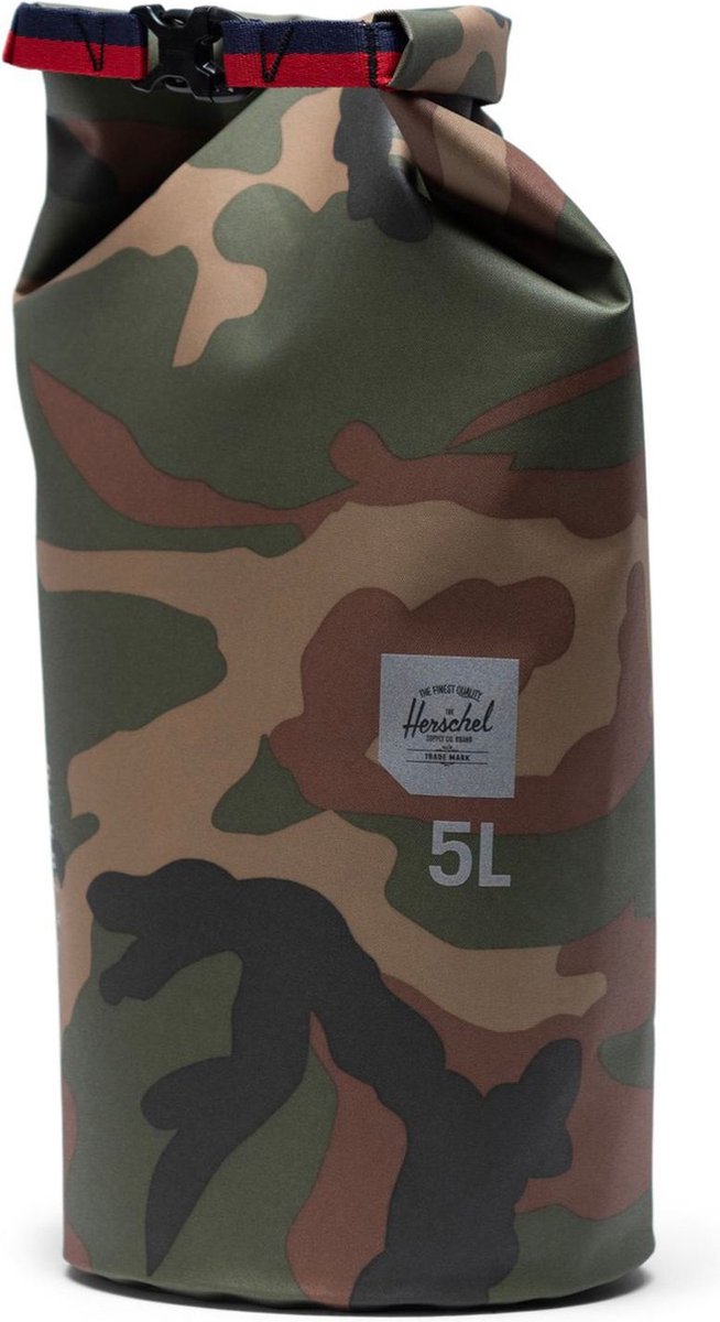 Herschel Pakzak Dry Bag 5L Woodland Camo / Navy / Red Bruine Veelkleurig
