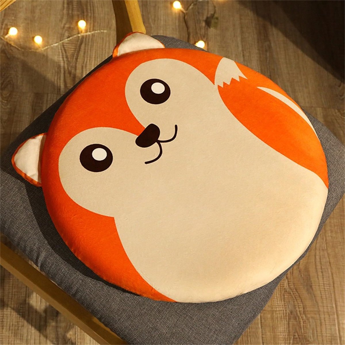 La'Moussawi ® Schattig Cartoon Dieren Zitkussen voor Kinderen en Volwassenen, Comfortabel en Veelzijdig