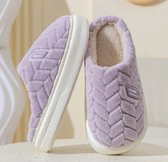 Pantoufles | Chaussons | Femmes | Taille 38-39 | Violet | Très doux