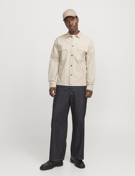 JACK&JONES JCOTARMAC RIPSTOP OVERSHIRT LS Heren Overhemd - Maat M