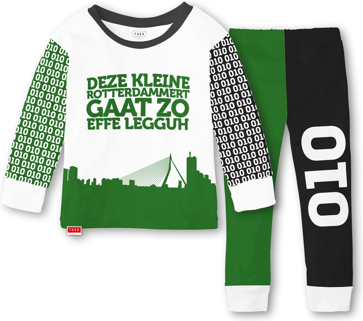 Tukk Jammies Rotterdam pyjama maat 140