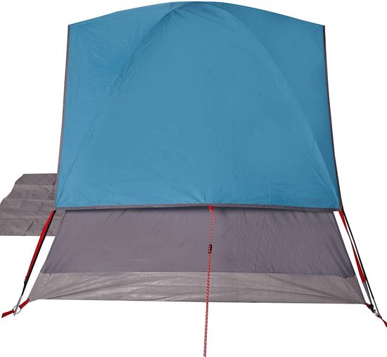 vidaXL Koepeltent - 4-Persoons - Waterdicht - Blauw Kampeerten - Tent - Koepeltent - Campingtent - Outdoor van Vidaxl — afbeelding 5