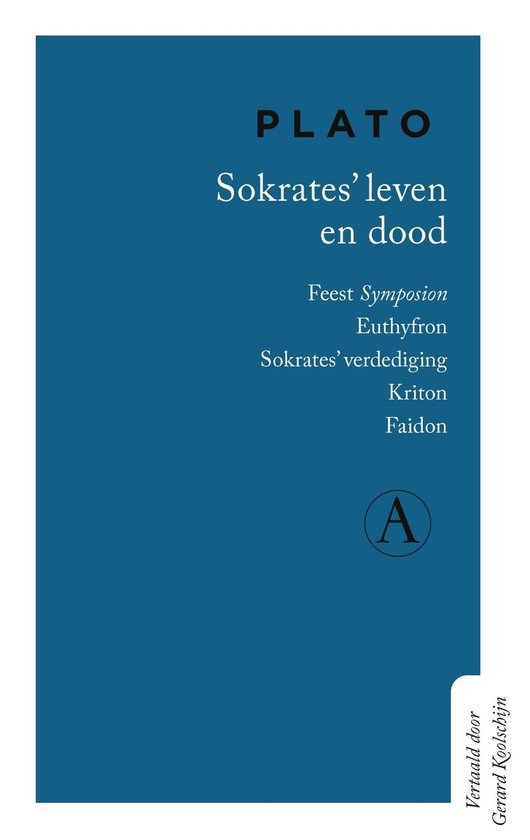Sokrates' leven en dood - cover