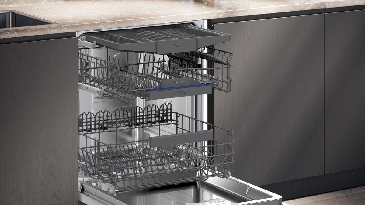 Siemens SN43ES22CE - iQ300 - Vaatwasser - Inbouwvaatwasser - Onderbouw - 60 cm - RVS - Energielabel A - varioSpeed Plus: je vaat tot wel drie keer zo snel schoon -Home Connect — afbeelding 4