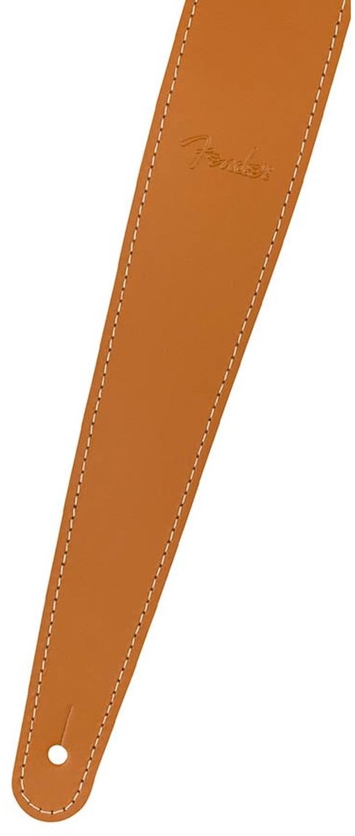 Fender 2" Essentials Leather Strap Tan - Gitaarband