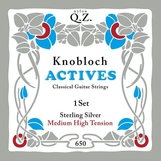 Knobloch 650KASQ snaren set classic MHT (Sterling silver and QZ nylon)