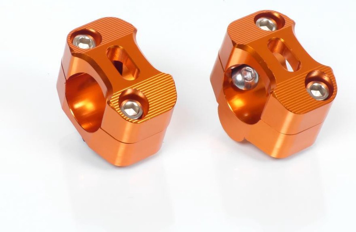 gek stuur voor auto 22-28mm + h25mm licht oranje nieuw