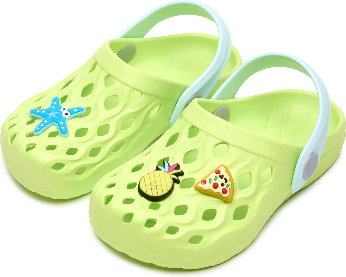 Ladeheid Clogs Kinderen Tuinschoenen Lichte Kinderschoenen Pistache 27 28 LA-CA-FlowKidsJib