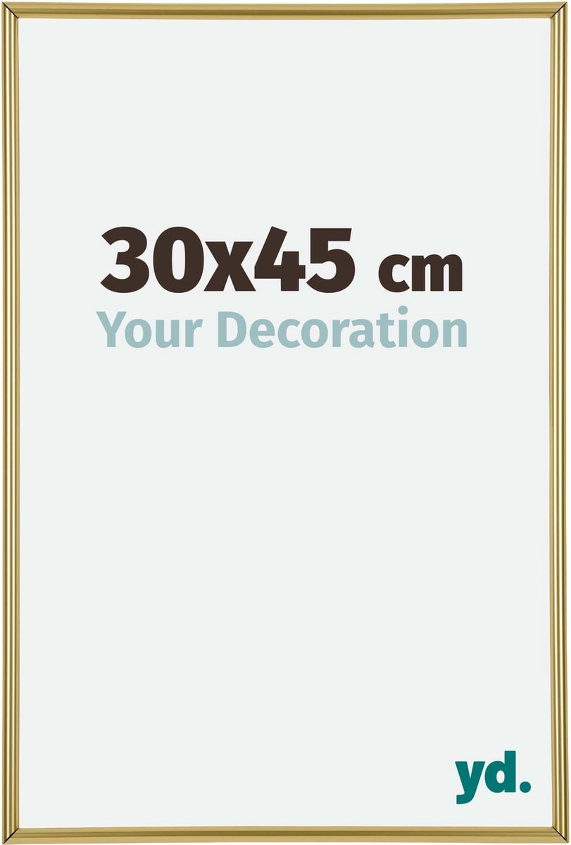 yd. Your Decoration - Fotolijst 30x45 cm - Kunststof - Goud - Annecy