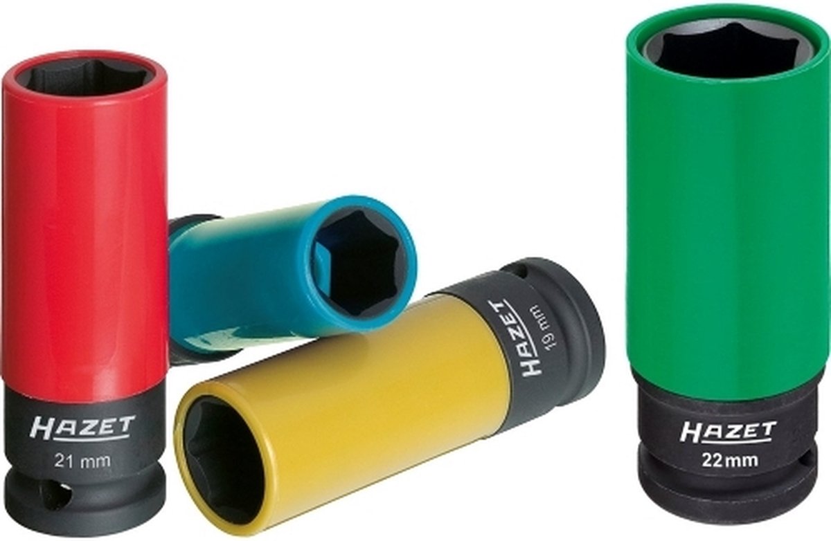 HAZET Krachtdopsleutel 903SLG-15 · 1/2 inch (12,5 mm) vierkant hol · Buiten-zeskant-tractieprofiel · SW 15 mm