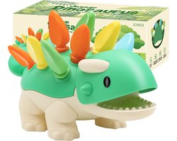 Joyage Dinosaurus Fijne Motoriek kleuters - Sensorisch speelgoed baby 6 maanden 0 jaar - Baby Speelgoed 1 jaar meisjes cadeau - Montessori speelgoed Meisjes speelgoed 2 jaar jongens speelgoed - Kinderspeelgoed Peuter speelgoed 3 jaar Kleuter
