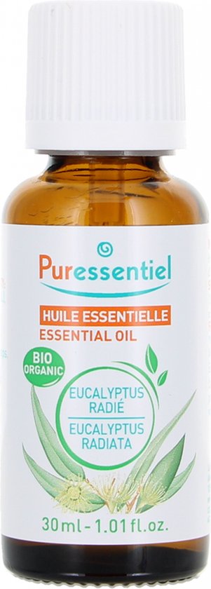 Puressentiel Essentiële Olie Eucalyptus Radiata Bio 3,6x3,6x9,6 Etherische olie