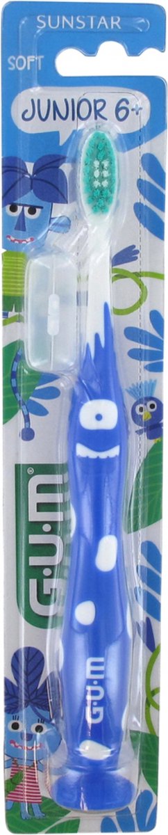 Goedkoopste GUM Tandenborstel Soft Junior 6 Jaar en 902 (Kleur Blauw