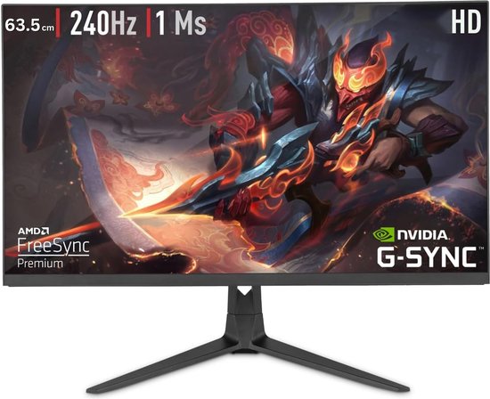 ApexArte® Gaming Monitor - Draagbare Scherm - Gaming - Full HD - 240Hz - Zwart