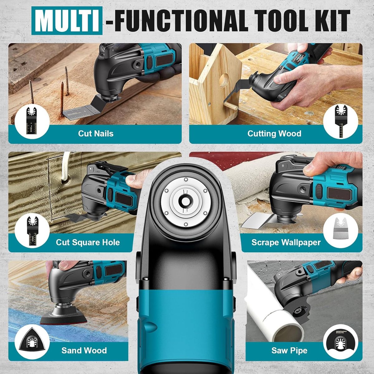 Makita 18V Oscillerende Multitool thumbnail 6