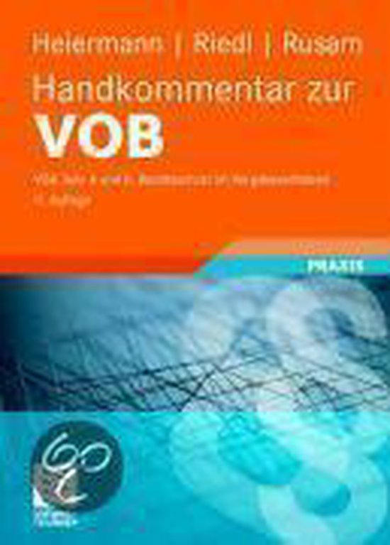Handkommentar zur VOB - cover