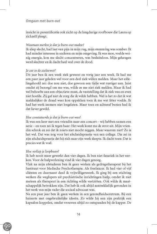 Omgaan met burn-out