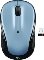 Logitech M325 wireless mouse, light silver [RF Wireless, Ambidextrous, Optical, 2-Button, Wheel]