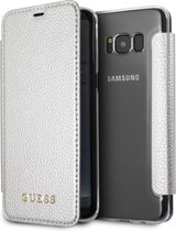 Samsung Galaxy S8+ hoesje - Guess - Zilver - Kunstleer