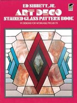 Art Deco Stained Glass Patterned Book