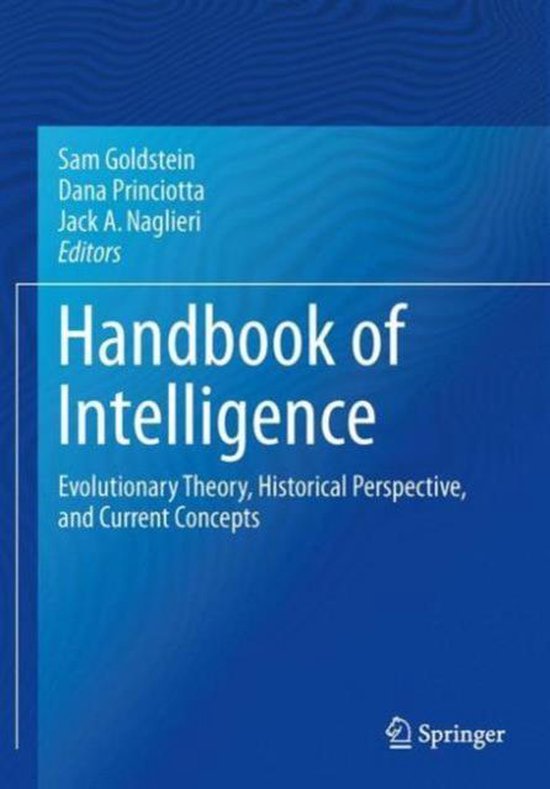 Handbook of Intelligence - cover