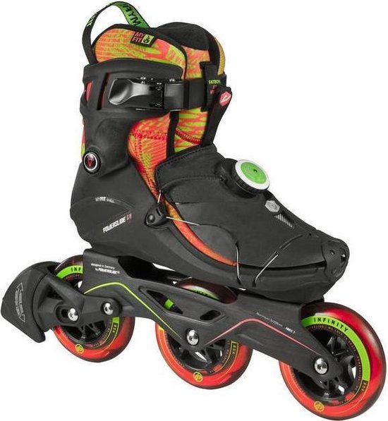 Inline skates maat 39-42 roze/grijs verstelbaar
