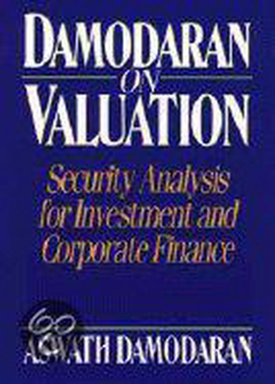 Damodaran on Valuation - cover