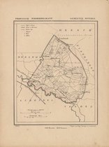 Historische kaart, plattegrond van gemeente Dinther in Noord Brabant uit 1867 door Kuyper van Kaartcadeau.com