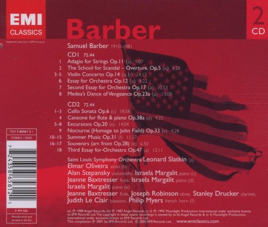 Barber/Orchestral