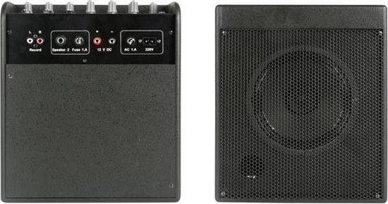 Velleman Draagbare Versterker Echo 31 X 25,5 X 12 Staal Zwart van Merkloos — afbeelding 5