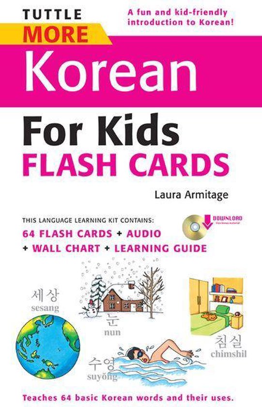 Tuttle More Korean for Kids Flash Cards Kit - cover