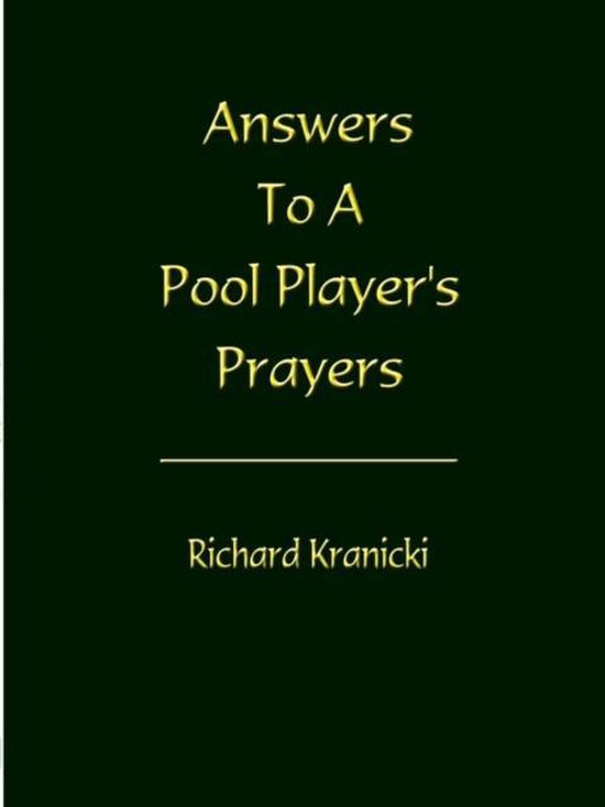 Answers to a Pool Player's Prayers - cover