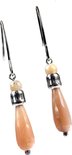 Bela Donaco Oorbellen Art Deco – Roze facet Zonnesteen – Gesmeed Sterling Zilver Bela Donaco Oorbellen Art Deco – Roze facet Zonnesteen – Gesmeed Sterling Zilver