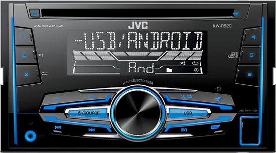JVC KW-R520 - Autoradio met USB (2-DIN) | bol.com
