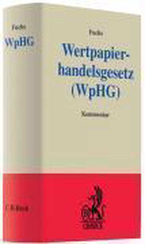 Wertpapierhandelsgesetz (Wphg) - cover