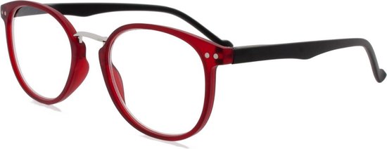 fonds Beweegt niet Gewoon Icon Eyewear KCR019 Ortona Leesbril +1.50 - Rood montuur, zwarte poot |  bol.com