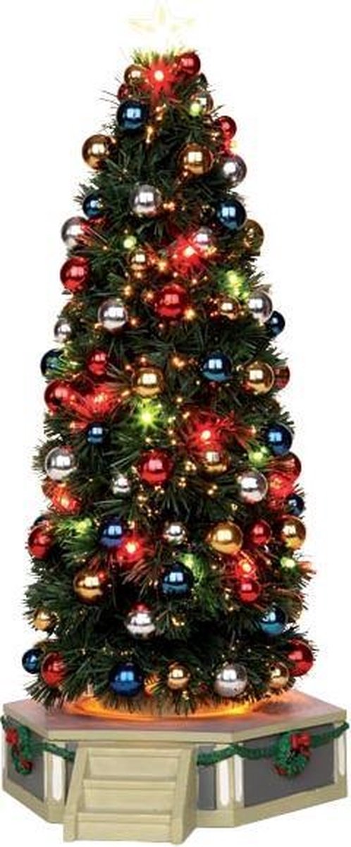 Lemax Kerstdecoratie Lemax - The Majestic Christmas Tree, With 4.5v Adaptor  | bol.com