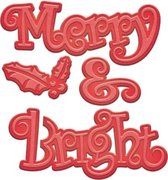 Spellbinders Shapeabilities Die D-Lites Merry and Bright S2-184