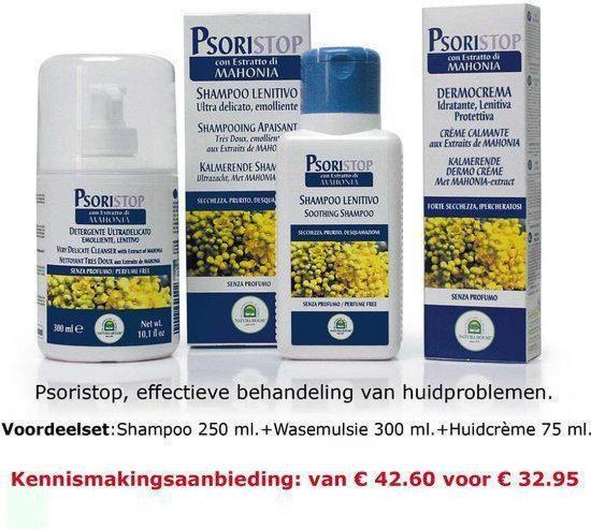 Psoristop - Psoriasis verzorging - Voordeelset-3 producten!