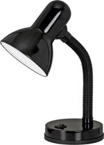 Eglo BASIC Bureaulamp 1x40W Zwart + Wipschakelaar