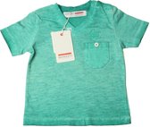 Minoti Baby T-shirt - Washed Green - Maat 80/86