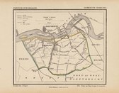 Historische kaart, plattegrond van gemeente Charlois in Zuid Holland uit 1867 door Kuyper van Kaartcadeau.com