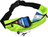 #DoYourFitness - Loopriem - »FunRunner« - heuptas / ritszak voor hardlopen ,elastisch, waterdicht - mobiele telefoon tot ca. 5,5 inch - groen