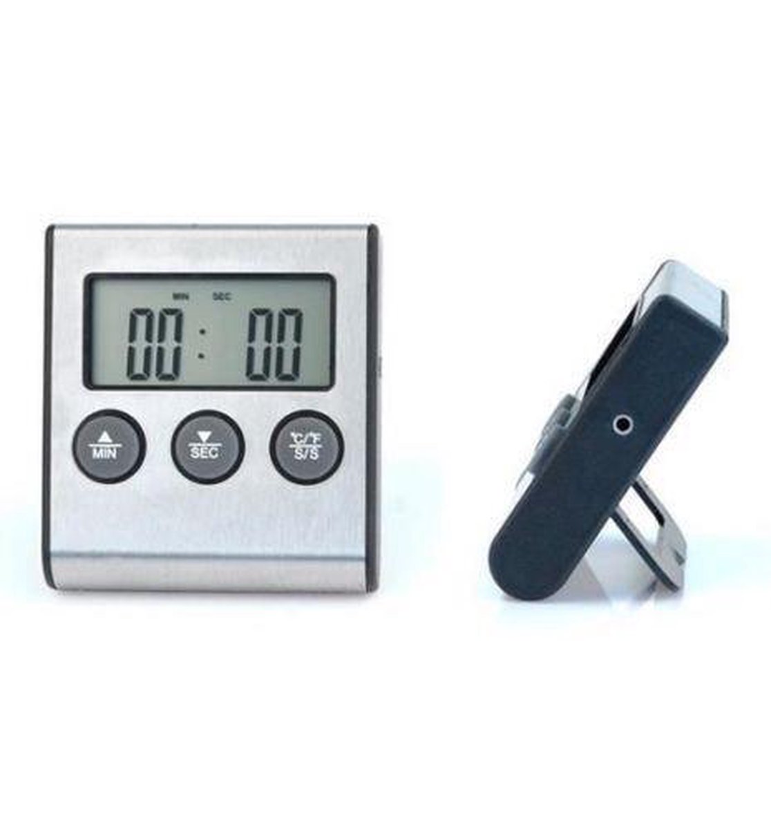 Digitale Voedselthermometer & Timer - Kookthermometer / Vleesthermometer / Oven Thermometer / Kernthermometer / BBQ Thermometer — cadeau in Kookcadeaus - foto 2