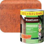 WoodLover Impregnant Semi mat - Beits - Transparante 2 lagige beits in natuur kleuren - 603 - Natuurteak - 3 l