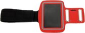 universeel PU Sports Armband hoesje met Koptelefoon Hole voor Samsung Galaxy S IV / i9500 / i9300 (rood)