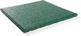 Rubber tegels 30 mm - 1 m² (4 tegels van 50 x 50 cm) - Groen