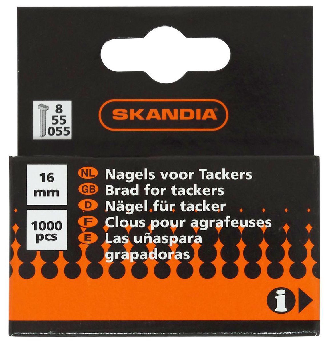 Skandia Nagels - 15mm - 1000 Stuks