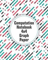 Computation Notebook 4x4 Graph Paper